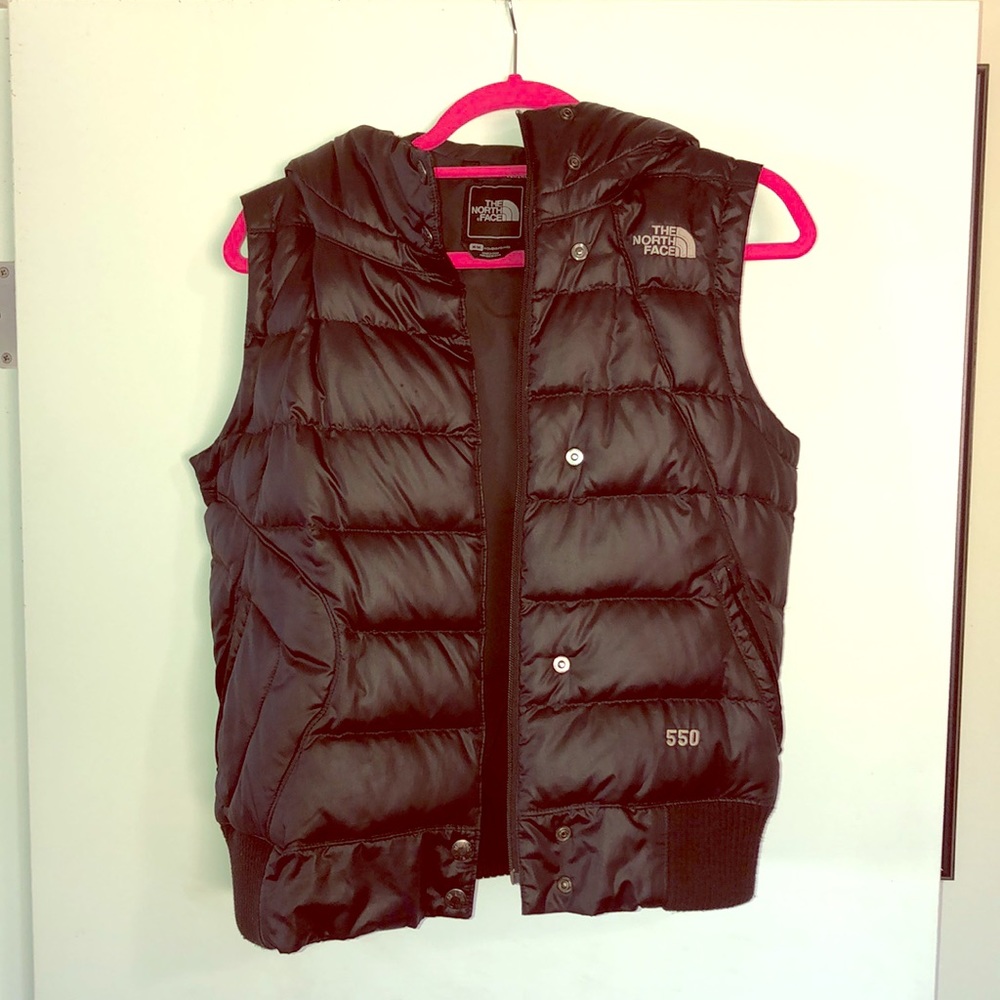 North face puffy vest with hood!